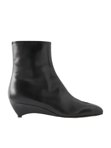 Jil Sander Arc Leather Ankle Boots | Thumbnail 1 Jil Sander Arc Leather Ankle Boots | Thumbnail 1