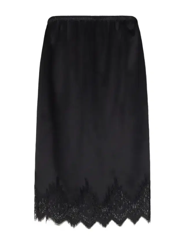 Nili Lotan Thea Lace-trim Silk-satin Midi Skirt
