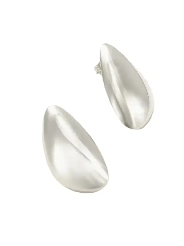 Sculptural Recycled Sterling Silver Earrings
