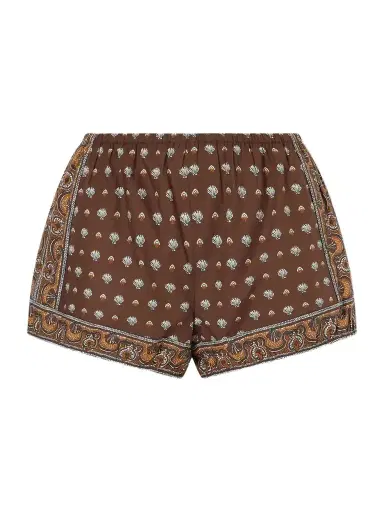 DÔEN Vienna Printed Cotton Shorts | Thumbnail 1 DÔEN Vienna Printed Cotton Shorts | Thumbnail 1