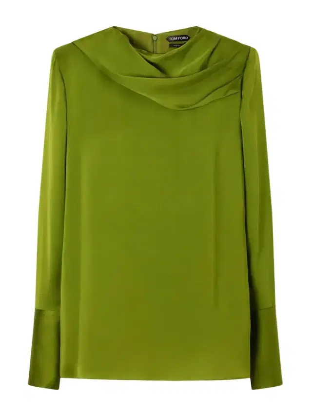 Tom Ford Draped Silk-georgette Blouse