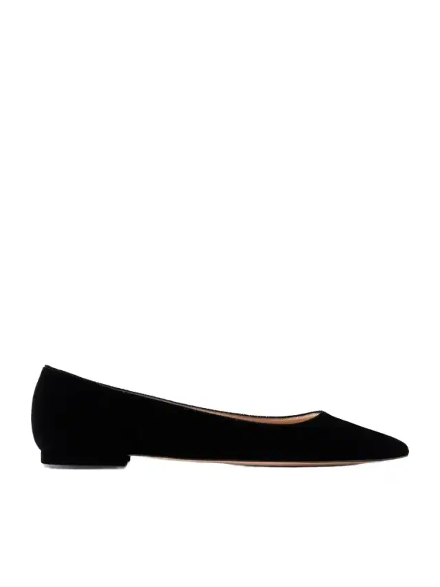 Gianvito Rossi Gianvito Velvet Ballet Flats