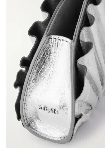 Cult Gaia Nala Ruched Metallic Leather Clutch | Thumbnail 4 Cult Gaia Nala Ruched Metallic Leather Clutch | Thumbnail 4