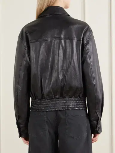 Nili Lotan Aime Leather Bomber Jacket | Thumbnail 4