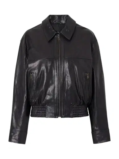 Nili Lotan Aime Leather Bomber Jacket | Thumbnail 1