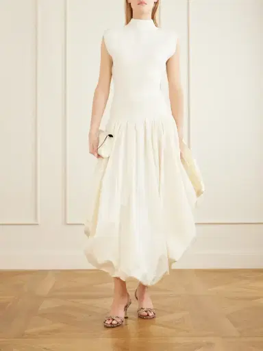 Aje Venetia Satin Midi Dress | Thumbnail 2 Aje Venetia Satin Midi Dress | Thumbnail 2