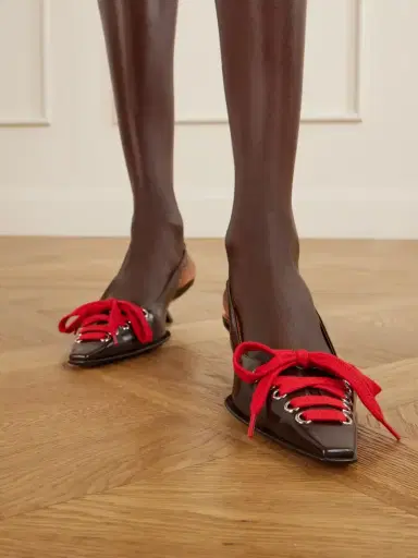 Marni Kat Lace-up Leather Slingback Pumps | Thumbnail 2 Marni Kat Lace-up Leather Slingback Pumps | Thumbnail 2