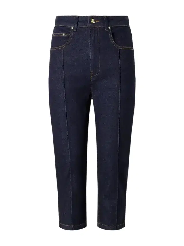 OSSOU Russet Stretch Slim-leg Capri Jeans