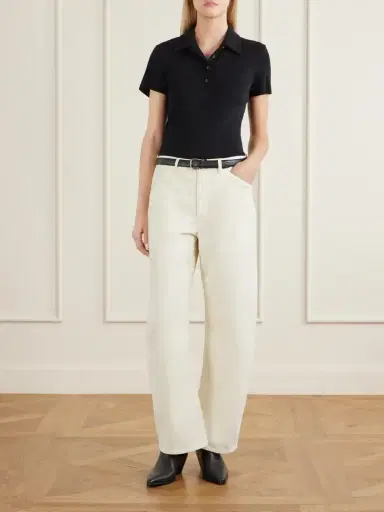 Nili Lotan Tribeca Cotton-blend Tapered Pants | Thumbnail 2