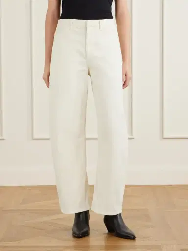Nili Lotan Tribeca Cotton-blend Tapered Pants | Thumbnail 3