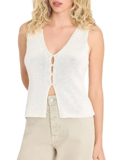 GOOD AMERICAN Women's The Knit Vest | Thumbnail 1 GOOD AMERICAN Women's The Knit Vest | Thumbnail 1