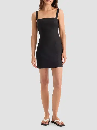 GOOD AMERICAN Women's The Structured Mini Dress - Black - Size XS | Thumbnail 2 GOOD AMERICAN Women's The Structured Mini Dress - Black - Size XS | Thumbnail 2