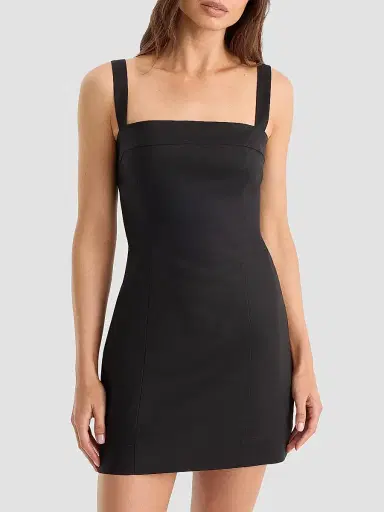 GOOD AMERICAN Women's The Structured Mini Dress - Black - Size XS | Thumbnail 5 GOOD AMERICAN Women's The Structured Mini Dress - Black - Size XS | Thumbnail 5