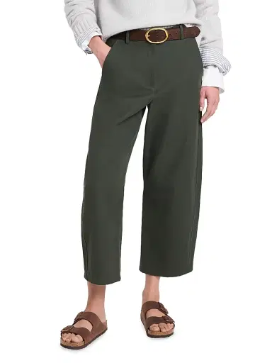 TWP Women's Slouchy BF Cotton-Linen Ankle-Crop Wide-Leg Trousers | Thumbnail 3 TWP Women's Slouchy BF Cotton-Linen Ankle-Crop Wide-Leg Trousers | Thumbnail 3