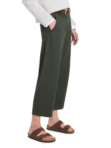 TWP Women's Slouchy BF Cotton-Linen Ankle-Crop Wide-Leg Trousers | Thumbnail 4 TWP Women's Slouchy BF Cotton-Linen Ankle-Crop Wide-Leg Trousers | Thumbnail 4