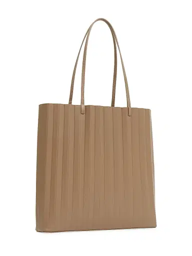 MANSUR GAVRIEL Women's Large Pleated Leather Tote Bag - Anise | Thumbnail 2 MANSUR GAVRIEL Women's Large Pleated Leather Tote Bag - Anise | Thumbnail 2