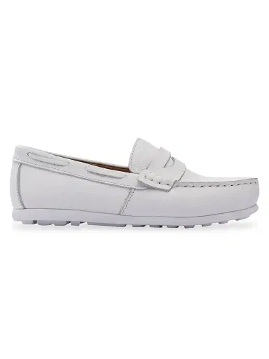 Moustache Little Boy's & Boy's Penny Dress Shoes - White 6 (Child) | Thumbnail 1