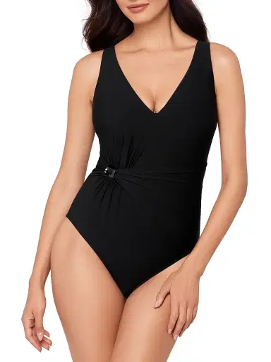 Magicsuit Women's Solids Yara One-Piece Swimsuit - Black - Size 6 | Thumbnail 2 Magicsuit Women's Solids Yara One-Piece Swimsuit - Black - Size 6 | Thumbnail 2
