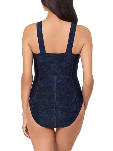 Magicsuit Women's Billie Jean Shania One-Piece Swimsuit - Denim Blue - Size 6 | Thumbnail 4 Magicsuit Women's Billie Jean Shania One-Piece Swimsuit - Denim Blue - Size 6 | Thumbnail 4