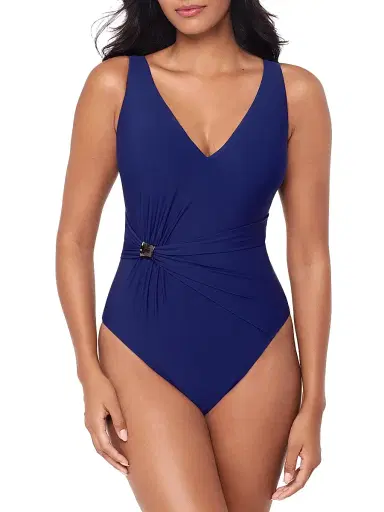 Magicsuit Women's Solids Yara One-Piece Swimsuit - Galaxy - Size 6 | Thumbnail 2