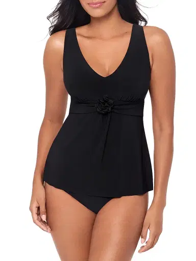 Magicsuit Women's Solids Hadee Tankini - Black - Size 16 | Thumbnail 2