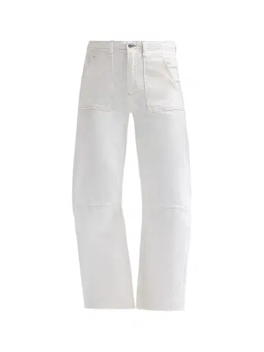 Le Jean Women's Utility Crop Jeans - Bone - Size 31 | Thumbnail 1