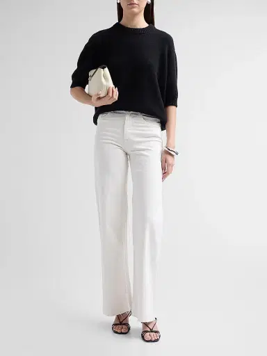 Le Jean Women's Column High-Rise Straight-Leg Jeans | Thumbnail 2 Le Jean Women's Column High-Rise Straight-Leg Jeans | Thumbnail 2