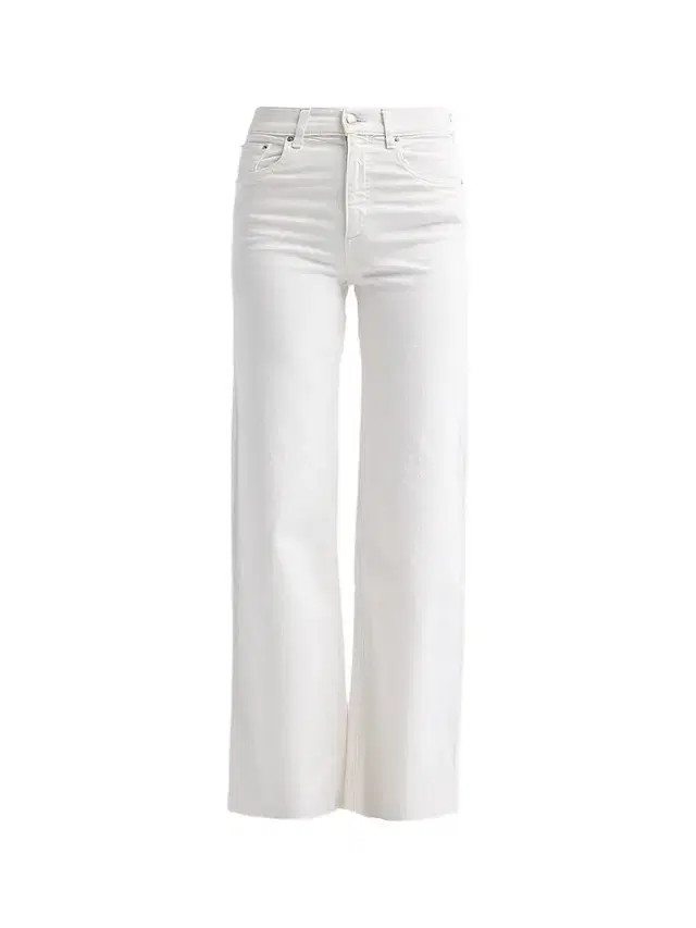 Women's Column High-Rise Straight-Leg Jeans - Bone