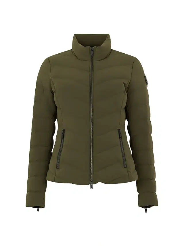 Moose Knuckles Women's Active Flex Elora Down Jacket - Dark Olive
