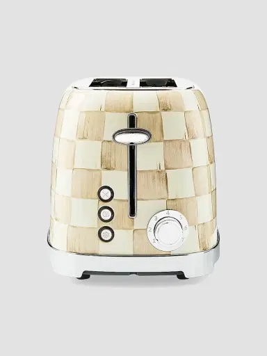 MacKenzie-Childs Mocha Check 2-Slice Toaster | Thumbnail 2 MacKenzie-Childs Mocha Check 2-Slice Toaster | Thumbnail 2