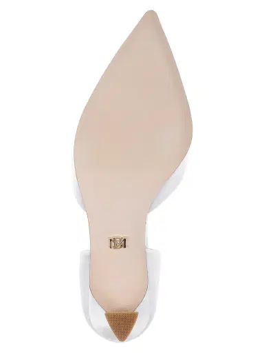 BADGLEY MISCHKA Women's Olympic 80MM Satin Pumps - White Satin - Size 11 | Thumbnail 6