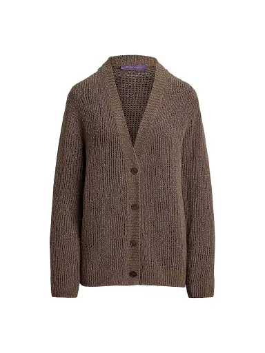 Ralph Lauren Collection Women's Bouclé Cashmere-Blend Cardigan | Thumbnail 1 Ralph Lauren Collection Women's Bouclé Cashmere-Blend Cardigan | Thumbnail 1