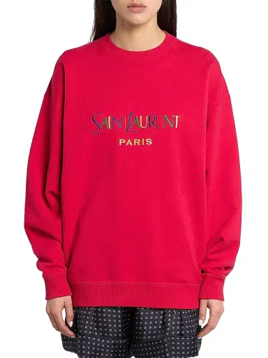 Saint Laurent Women's Fleece Sweatshirt | Thumbnail 3 Saint Laurent Women's Fleece Sweatshirt | Thumbnail 3