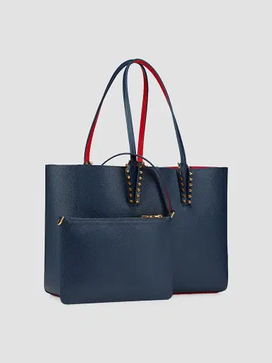 Christian Louboutin Women's Cabata Leather Tote Bag - Marine | Thumbnail 2