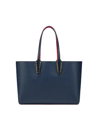 Christian Louboutin Women's Cabata Leather Tote Bag - Marine | Thumbnail 1
