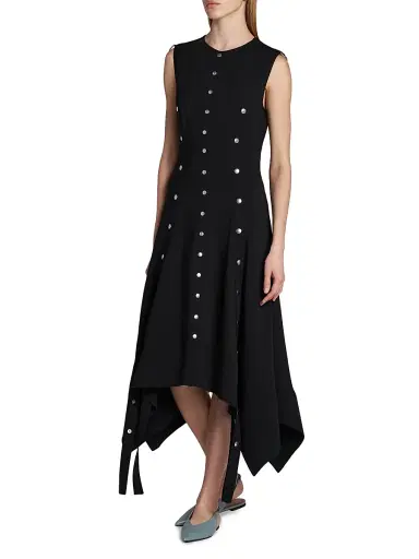 Stella McCartney Women's Snapped Sleeveless Midi Dress | Thumbnail 2 Stella McCartney Women's Snapped Sleeveless Midi Dress | Thumbnail 2