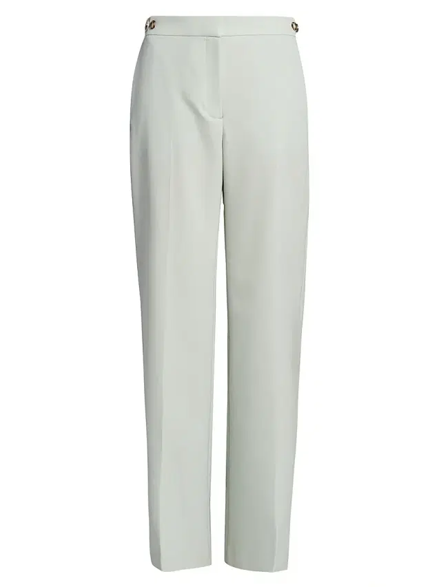 Women's Tailored Wool Slim Pants - Frosty Blue