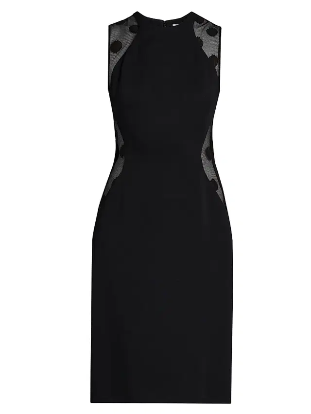 Stella McCartney Women's Miracle Polka Dot Sheath Dress - Black