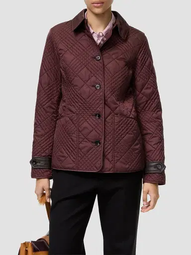 Burberry Women's Fernleigh Check Quilted Jacket | Thumbnail 2 Burberry Women's Fernleigh Check Quilted Jacket | Thumbnail 2