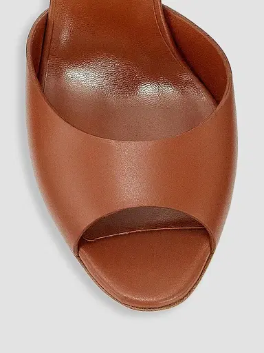 Manolo Blahnik Women's Jadarona 70MM Leather Mules | Thumbnail 4 Manolo Blahnik Women's Jadarona 70MM Leather Mules | Thumbnail 4