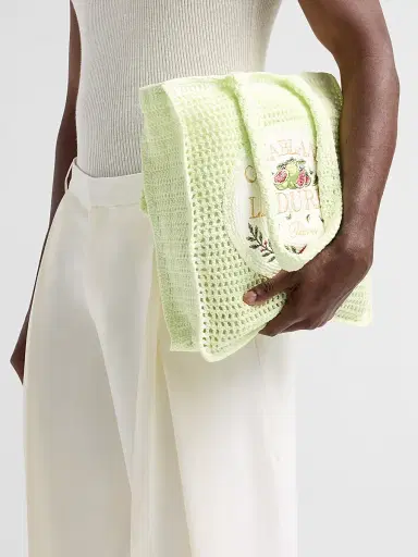 Casablanca Men's x Ladurée Crocheted Tote Bag | Thumbnail 4