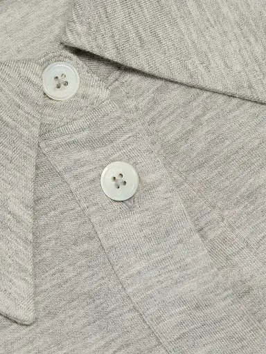 TOTEME Women's Fitted Jersey Shirt - Pale Grey - Size XL | Thumbnail 7 TOTEME Women's Fitted Jersey Shirt - Pale Grey - Size XL | Thumbnail 7