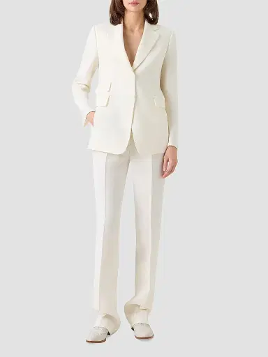 Akris Women's Arie Linen-Wool Blazer | Thumbnail 2 Akris Women's Arie Linen-Wool Blazer | Thumbnail 2