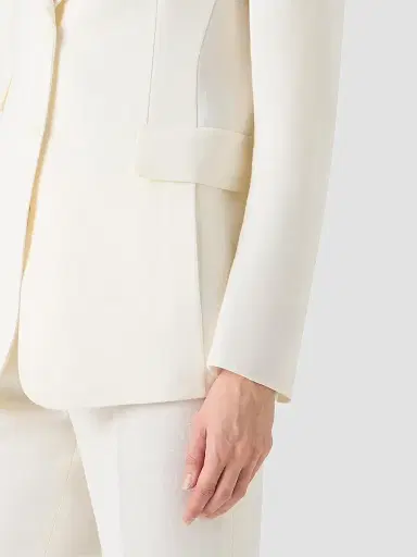 Akris Women's Arie Linen-Wool Blazer | Thumbnail 5 Akris Women's Arie Linen-Wool Blazer | Thumbnail 5