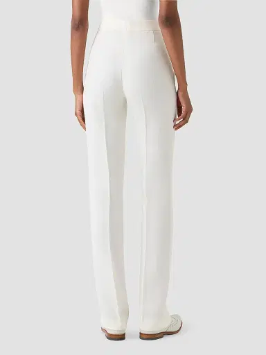 Akris Women's Carl Linen-Virgin Wool Straight-Leg Pants | Thumbnail 3 Akris Women's Carl Linen-Virgin Wool Straight-Leg Pants | Thumbnail 3