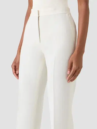 Akris Women's Carl Linen-Virgin Wool Straight-Leg Pants | Thumbnail 5 Akris Women's Carl Linen-Virgin Wool Straight-Leg Pants | Thumbnail 5