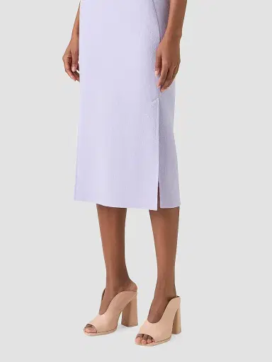 Akris Women's Wool Crepe Sheath Midi Dress - Malva - Size 12 | Thumbnail 4