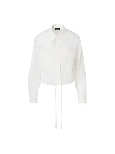 Akris Women's Cotton Button-Front Shirt - Ecru - Size 10 | Thumbnail 1