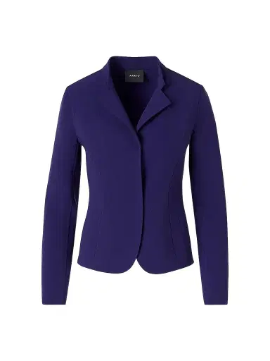 Akris Women's Hamer Double-Faced Wool Jacket - Dark Purple - Size 14 | Thumbnail 1 Akris Women's Hamer Double-Faced Wool Jacket - Dark Purple - Size 14 | Thumbnail 1