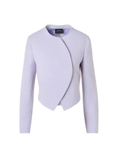 Akris Women's Hynora Asymmetric-Front Virgin Wool Jacket - Malva - Size 12 | Thumbnail 1